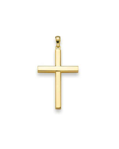 Anhänger Kreuz 585 14 Karat Gold mit massiver Goldkette 2,6 mm 585-14 Karat Gold Juwelier Qualität