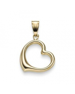Anhänger Herz 585 14 Karat Gold mit massiver Goldkette 1,1 mm 585-14 Karat Gold Juwelier Qualität