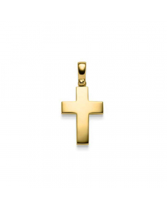 Anhänger Kreuz 585 14 Karat Gold mit massiver Goldkette 2,6 mm 585-14 Karat Gold Juwelier Qualität