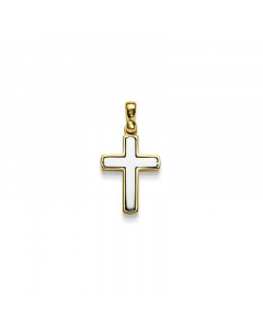 Anhänger Kreuz 585 14 Karat Gold mit massiver Goldkette 2,6 mm 585-14 Karat Gold Juwelier Qualität