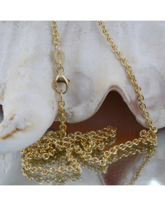 2,4 mm 750 - 18 Karat Gold  massive Goldkette Ankerkette rund  42/45/50/55/60 cm - elegante Goldkette Damen und Herren Juwelier Qualität - Made in Germany Vaterartikel