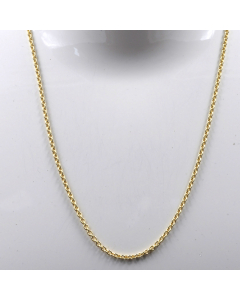 2,0 mm 333 - 8 Karat Gold Halskette Ankerkette rund massiv Gold hochwertige Goldkette  - Länge nach Wahl