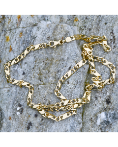 3,5 mm 60 cm 585 - 14 Karat Gold Halskette Dollar Kette massiv Gold hochwertige Goldkette 20,9 g
