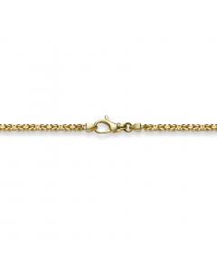 2,5 mm 19 cm 585 - 14 Karat Gold Armkette Königskette massiv Gold hochwertige Goldkette 9,1 g
