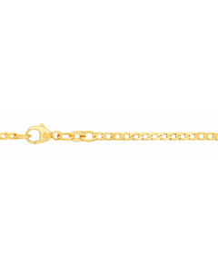 2,1 mm 18,5 cm 333 - 8 Karat Gold Armkette Panzerkette massiv Gold hochwertige Goldkette 1,8 g 21 cm Armkette