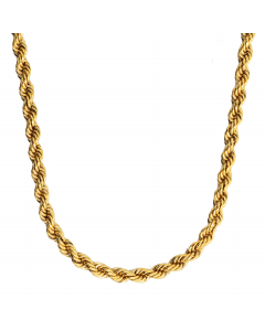 5,4 mm 50 cm 333 - 8 Karat Gold Halskette Kordelkette massiv Gold hochwertige Goldkette  17,8 g