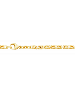 Goldkette Königskette Länge 21cm - Breite 3,2mm - 585-14 Karat Gold