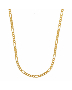 Goldkette Figarokette Länge 38cm - Breite 1,5mm - 585-14 Karat Gold