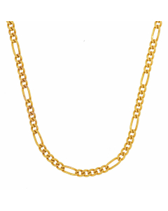 1,9 mm 40 cm 333 - 8 Karat Gold Halskette Figarokette massiv Gold hochwertige Goldkette  2,7 g