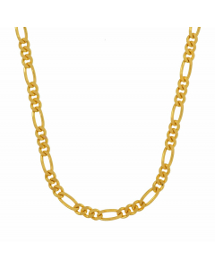 Goldkette Figarokette Länge 42cm - Breite 2,2mm - 585-14 Karat Gold