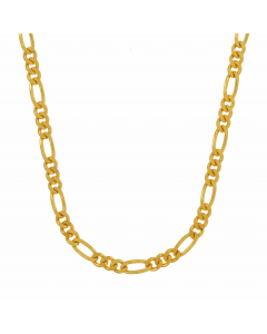 Goldkette Figarokette Länge 45cm - Breite 2,2mm - 585-14 Karat Gold