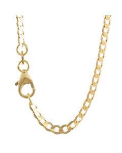 2,6 mm weit 333 8K Gold  massive Goldkette Panzerkette 19/21/40/42/45/50/55/60/70 cm - elegante Goldkette Damen und Herren Juwelier Qualität - Made in Germany