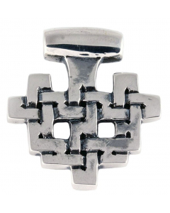 42.95 Wikinger Anhänger Haithabu 925er Silber Knotenmuster Kreuz 2,8cm 949-VP14 Wikinger Anhänger aus Silber