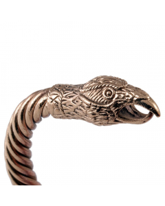 51.95 Armreif Wikinger Raben-Köpfe Bronze Armspange groß 949-VBR28 Wikinger Anhänger aus Silber