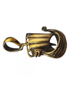 12.95 Bronzeanhänger Wikingerboot Wikingerschiff klein Schmuck Viking ? 17mm 933-FSP018-B Wikinger Anhänger aus Silber