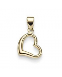 Anhänger Herzchen 585 14 Karat Gold mit massiver Goldkette 1,1 mm 585-14 Karat Gold Juwelier Qualität