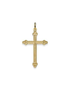 Anhänger Kreuz 585 14 Karat Gold mit massiver Goldkette 2,6 mm 585-14 Karat Gold Juwelier Qualität