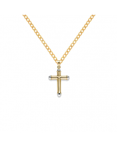 Anhänger Kreuz 585 14 Karat Gold mit massiver Goldkette 2,6 mm 585-14 Karat Gold Juwelier Qualität