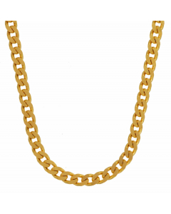 3,0 mm 585 - 14 Karat Gold Halskette Panzerkette 2-seitig diamantiert massiv Gold hochwertige Goldkette - Länge nach Wahl