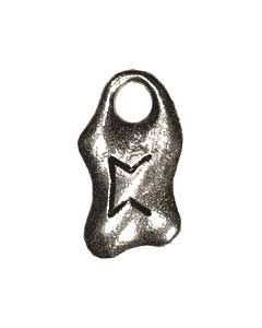 Rune Peorth Schmuck Anhänger Zinn - Runen -