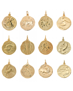 Anhänger Sternzeichen 333 - 8 kt Gelbgold