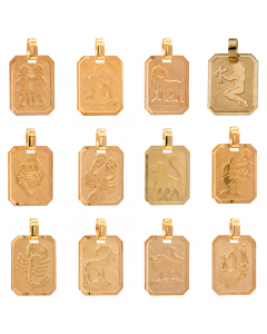 Anhänger Sternzeichen 333 - 8 kt Gelbgold