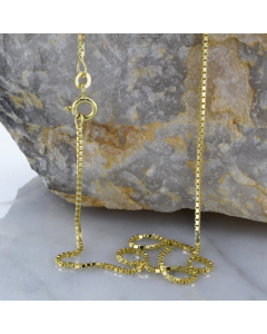 1,2 mm 333 - 8 Karat Gold Halskette Venezianerkette massiv Gold hochwertige Goldkette  - Länge nach Wahl