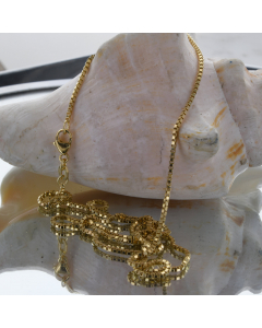 1,2 mm 750 - 18 Karat Gold Halskette Venezianerkette massiv Gold hochwertige Goldkette  - Länge nach Wahl