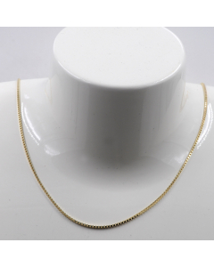 1,4 mm 585 - 14 Karat Gold Halskette Venezianerkette massiv Gold hochwertige Goldkette  - Länge nach Wahl