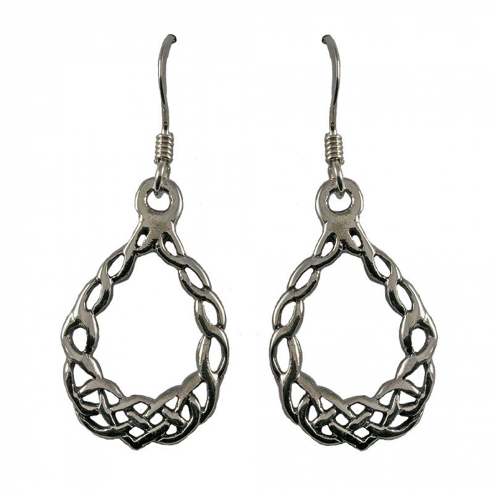 Keltischer Knoten Ohrhänger Größe: 22x12mm
