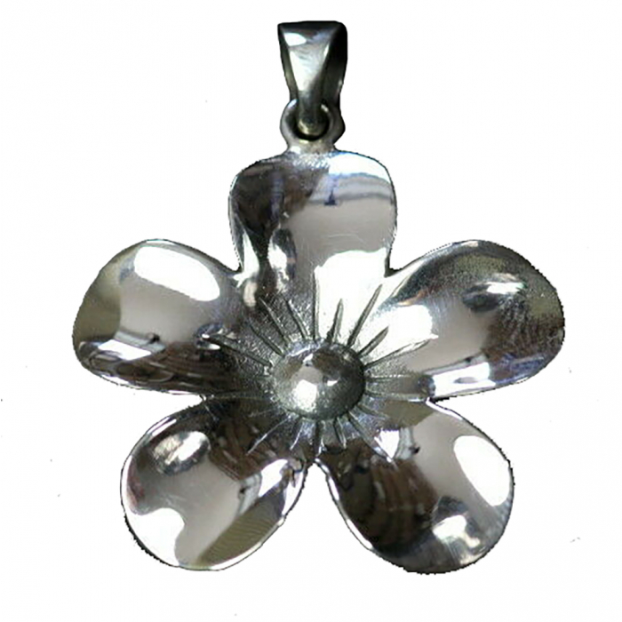 Blume Schmuck Anhänger 925er Silber