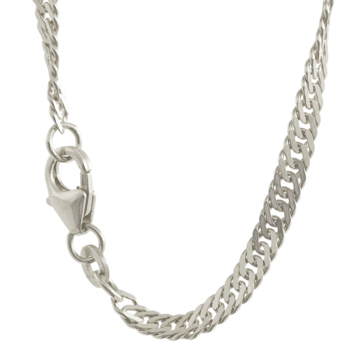 Singapurkette Halskette Breite 2,9 mm - 925 Sterlingsilber Auswahl