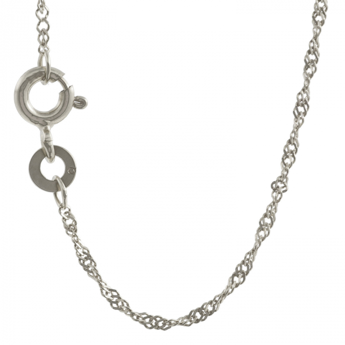 Singapurkette Halskette Breite 1,2 mm - 925 Sterlingsilber Auswahl