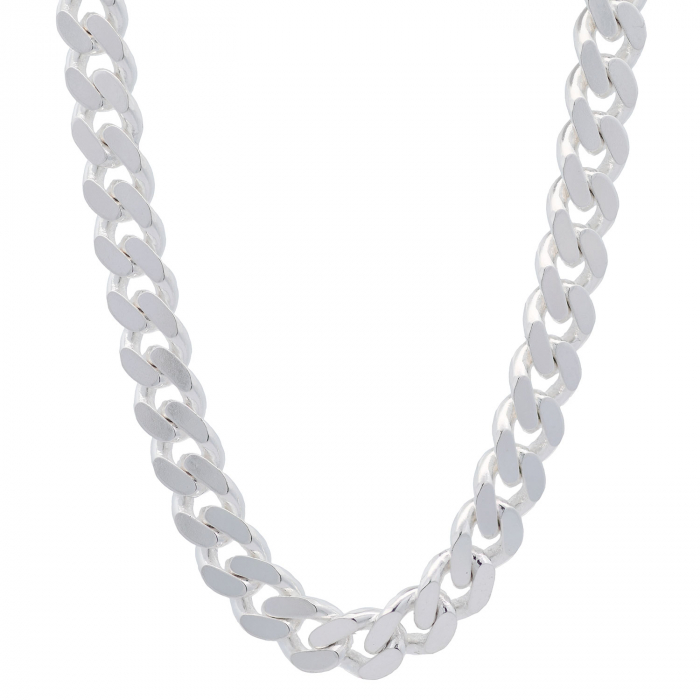 Silberkette Panzerkette Halskette Breite 6,0 mm echt massiv 925 Silber