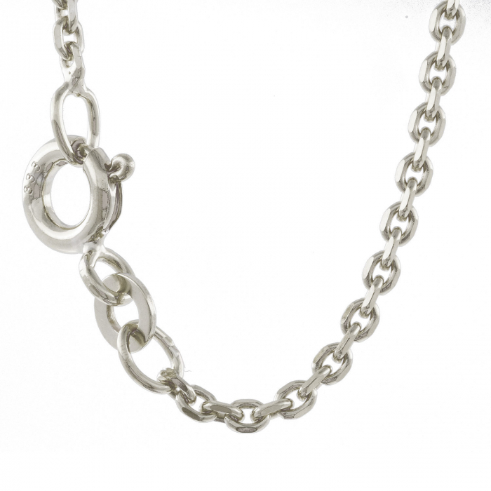 Ankerkette diamantiert Breite 1,7mm - 925 Silber