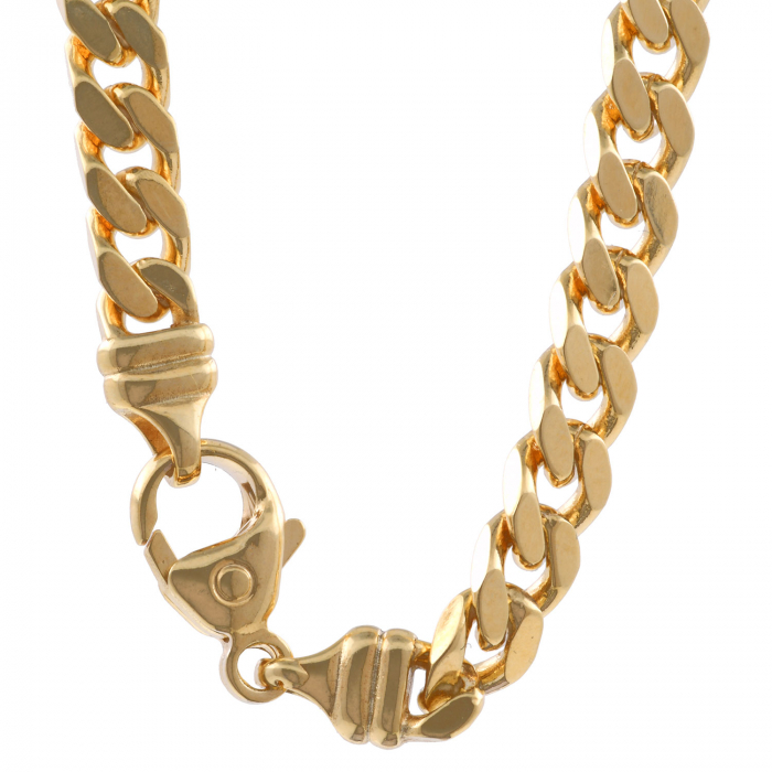 6,0 mm 50 cm 585 - 14 Karat Gold Halskette Panzerkette massiv Gold hochwertige Goldkette  64,2 g