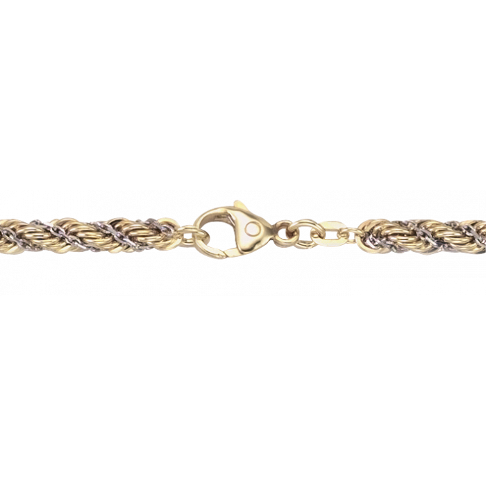 4,4 mm 45 cm 585 - 14 Karat Gold Halskette Kordelkette massiv Gold hochwertige Goldkette  18,2 g