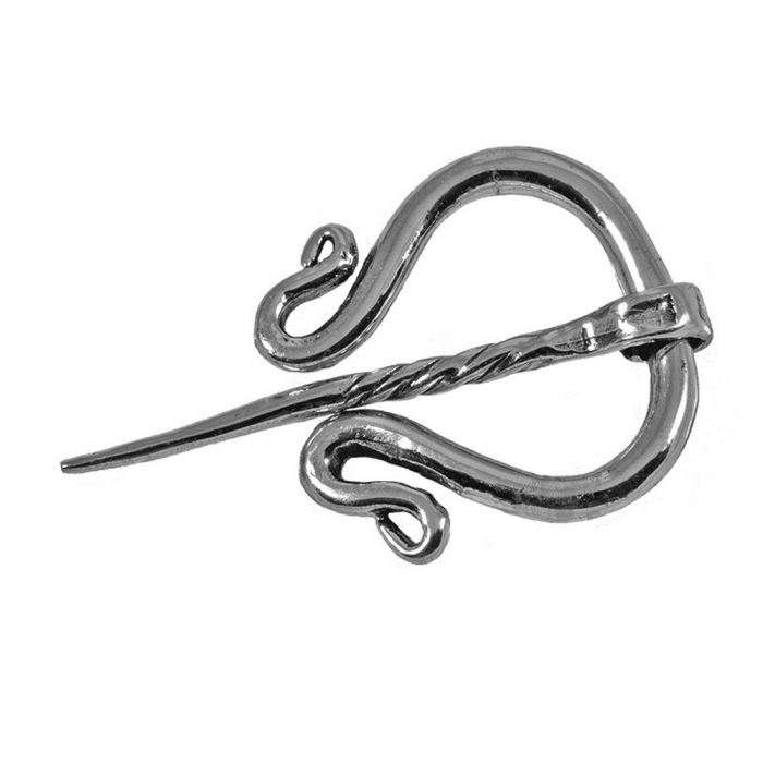 kleine Gewand-Fibel 925er Silber