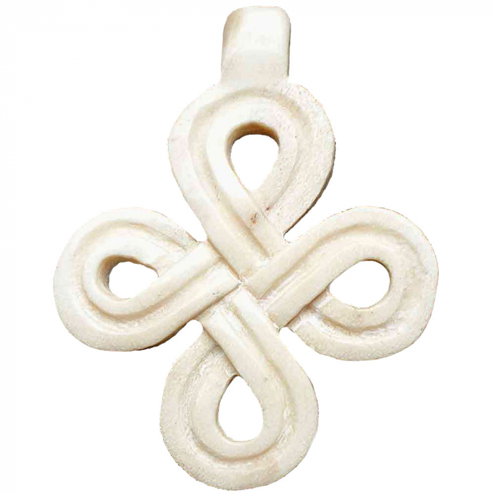 Wotanknoten Anhänger Schmuck Elchhorn Horn keltischer Knoten