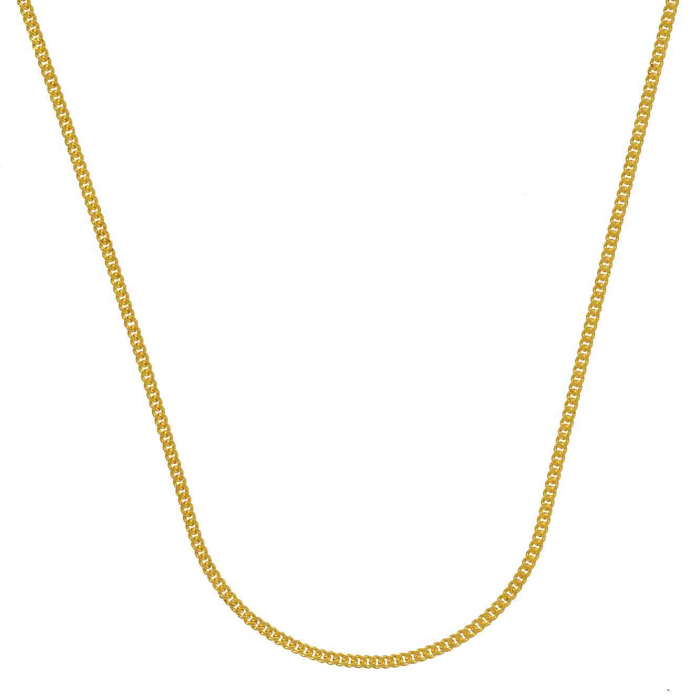 Goldkette Panzerkette Länge 38cm - Breite 0,8mm - 333-8 Karat Gold