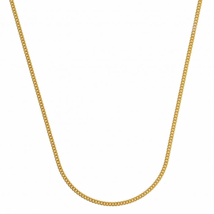Goldkette Panzerkette Länge 42cm - Breite 0,8mm - 585-14 Karat Gold