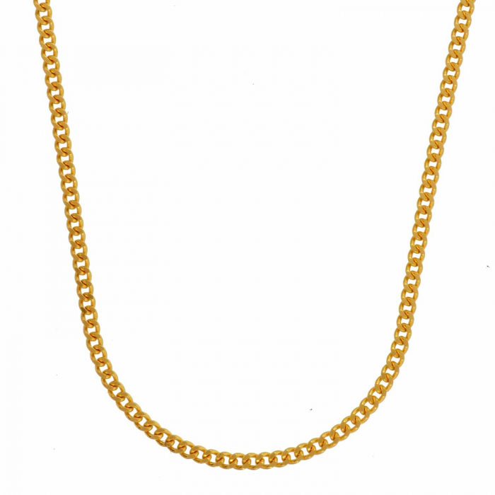 Goldkette Panzerkette Länge 60cm - Breite 1,2mm - 585-14 Karat Gold