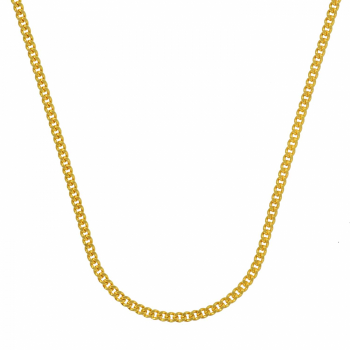 Goldkette Panzerkette Länge 60cm - Breite 1,4mm - 333-8 Karat Gold