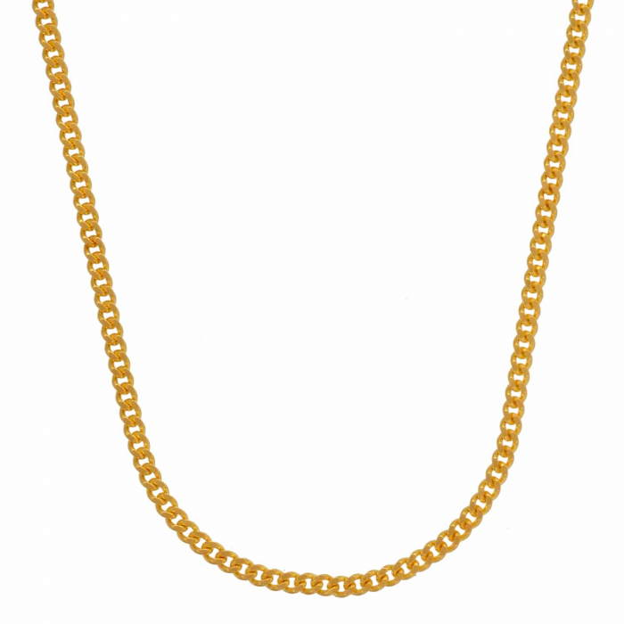 Goldkette Panzerkette Länge 42cm - Breite 1,4mm - 750-18 Karat Gold