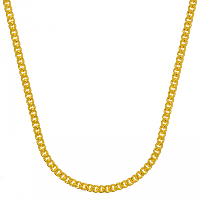 Goldkette Panzerkette Länge 40cm - Breite 1,6mm - 333-8 Karat Gold
