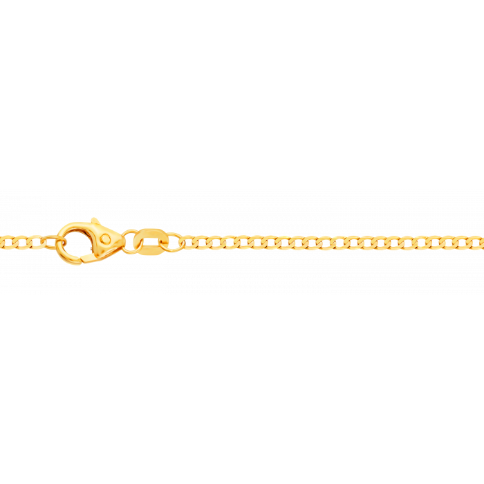 2,0 mm 40 cm 333 - 8 Karat Gold Halskette Panzerkette weit massiv Gold hochwertige Goldkette  2,1 g