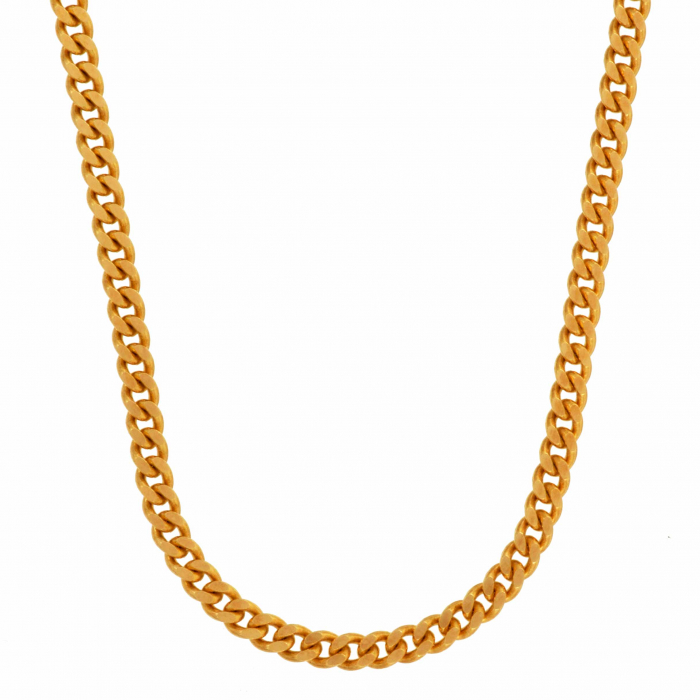 Goldkette Panzerkette Länge 60cm - Breite 2,0mm - 750-18 Karat Gold