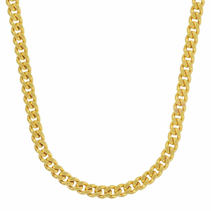 Goldkette Panzerkette Länge 45cm - Breite 2,4mm - 333-8 Karat Gold