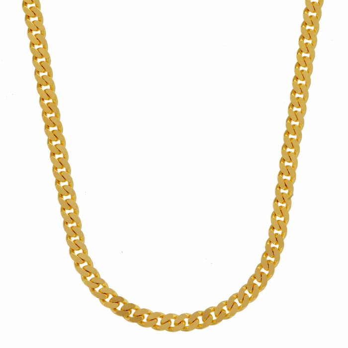 Goldkette Panzerkette Länge 55cm - Breite 2,5mm - 585-14 Karat Gold