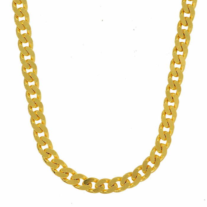 Goldkette Panzerkette Länge 55cm - Breite 3,4mm - 333-8 Karat Gold